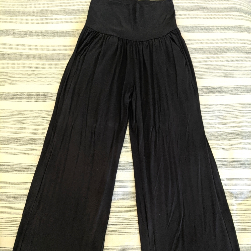 Athleta Studio Wide Leg Pant Size M 🖤